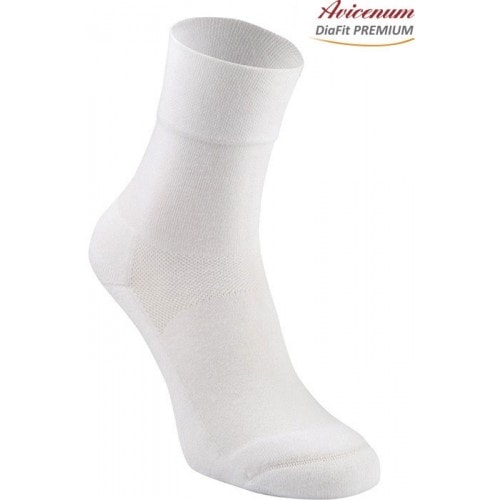 Ponožky Avicenum DiaFit PREMIUM - barva bílá velikost 41 - 44