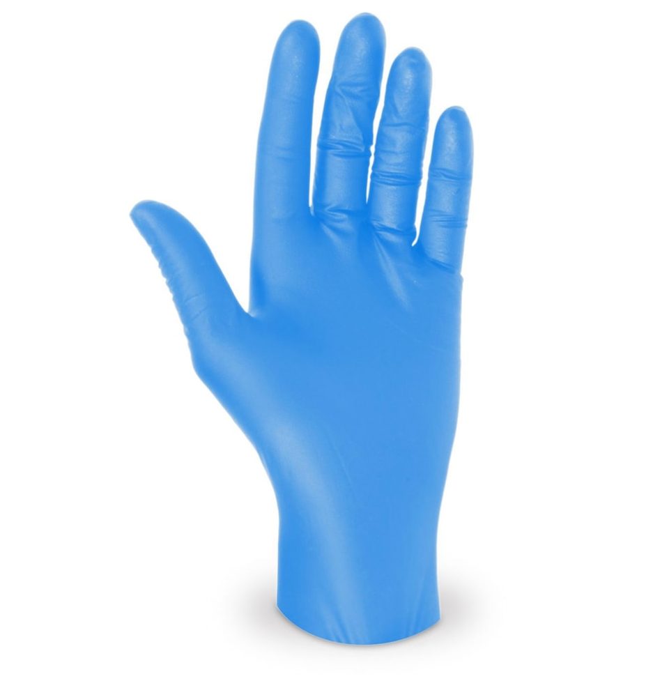 Nitrilové rukavice jednorázové nepudrované MODRÉ 100ks velikost S