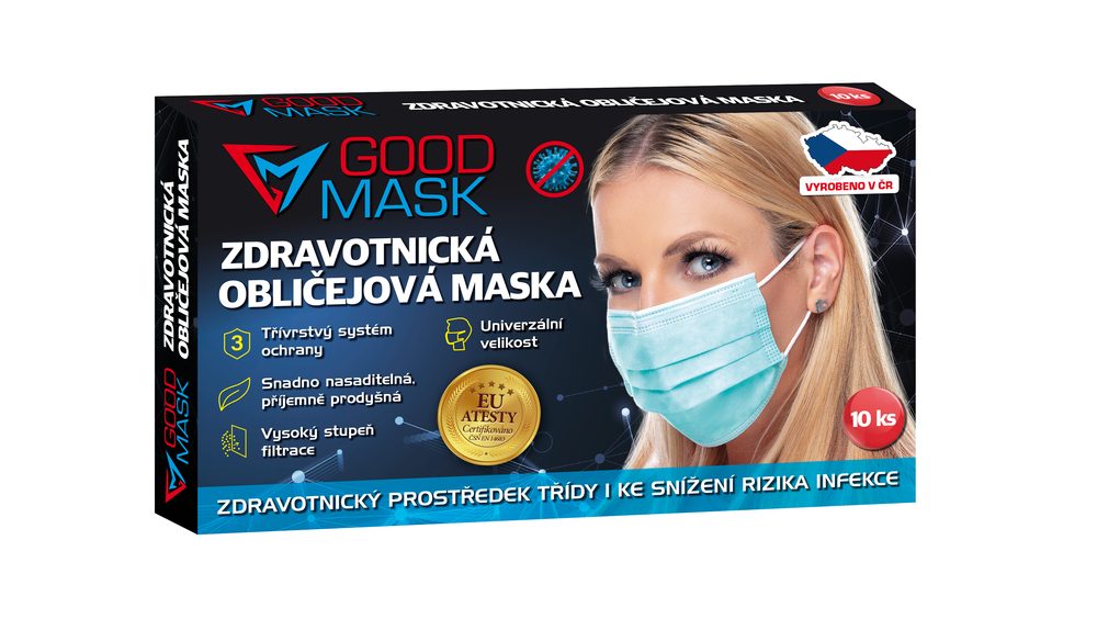 Zdravotnická obličejová maska (10 ks)