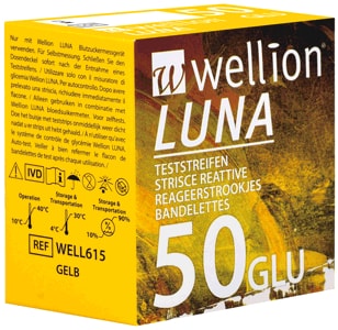 Testovací proužky Wellion LUNA GLU 50 ks