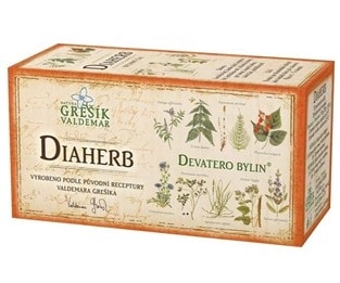 Čaj bylinný DIAHERB 20 x 1,5g