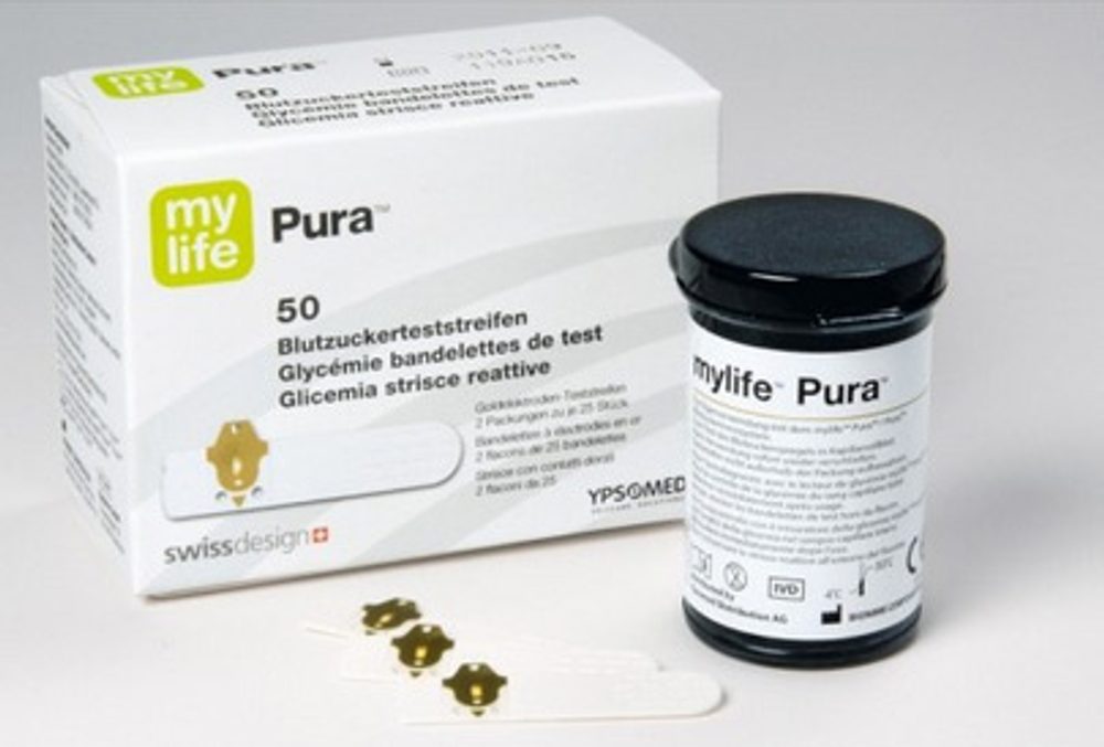 Testovací proužky ke glukometrům mylife Pura mylife Pura X 50 ks