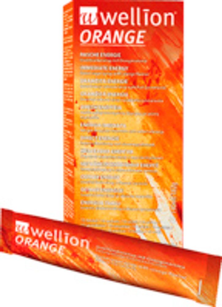 Wellion® tekutý cukr pomerančový 10 sáčků po 13ml